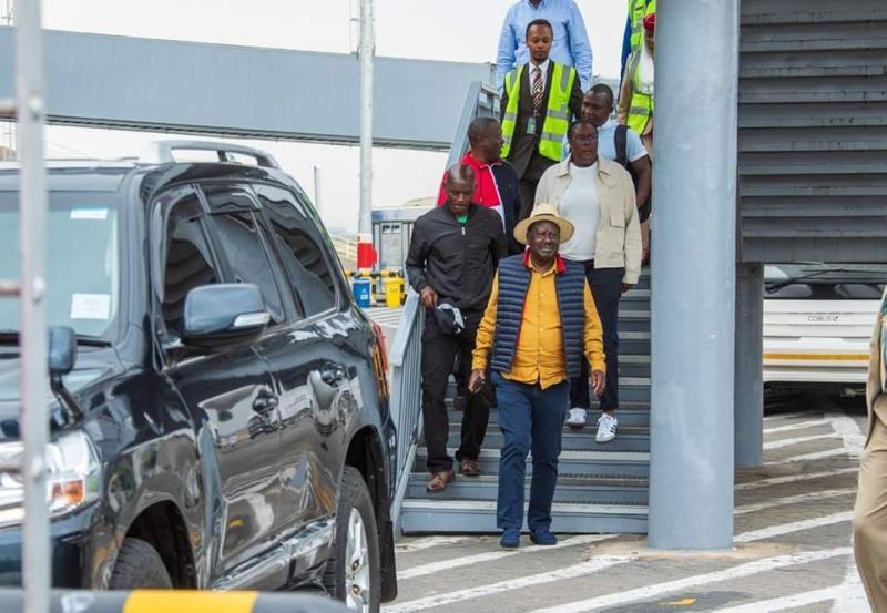 File image of Azimio la Umoja leader Raila Odinga.